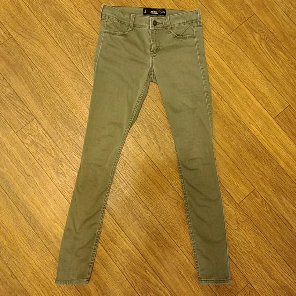 Hollister Jean Legging Olive Green